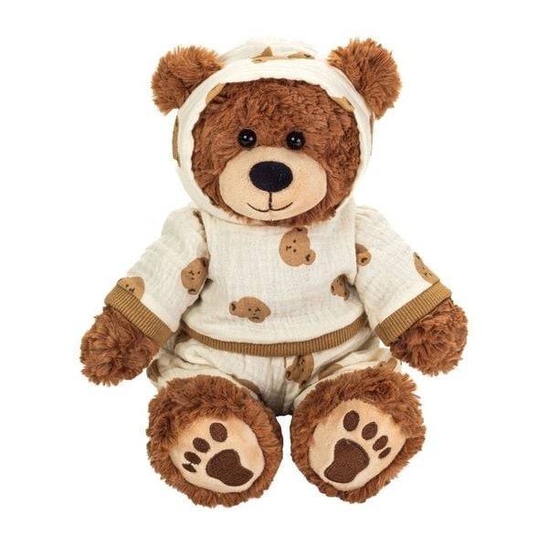 Produktbild: Teddy Hermann 939818 - Schlafanzugb&auml;r Leonie, 30 cm, Teddyb&auml;r mit Schlafanzug