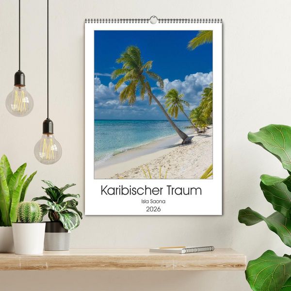 Produktbild: Karibischer Traum Isla Saona (Wandkalender 2026 DIN A2 hoch), CALVENDO Monatskalender