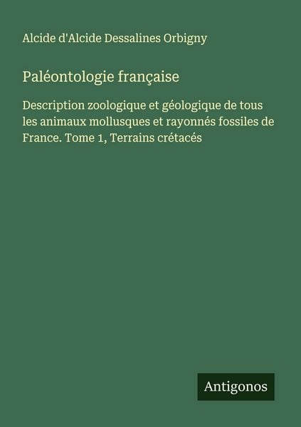Produktbild: Pal&eacute;ontologie fran&ccedil;aise