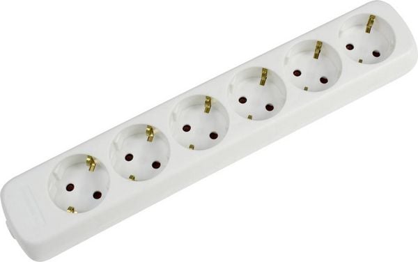 Produktbild: AS Schwabe 11711 Steckdosenleiste Wei&szlig; 1St.