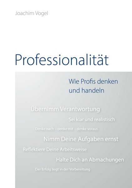 Produktbild: Professionalit&auml;t