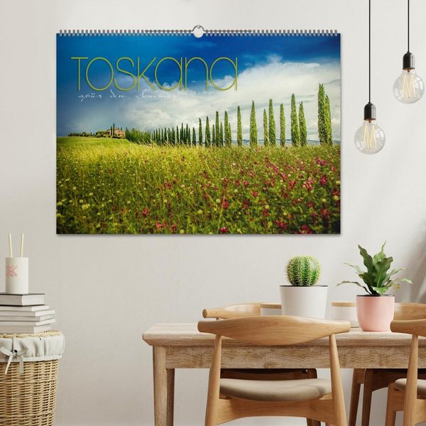 Produktbild: Toskana - sp&uuml;r den Sommer (Wandkalender 2026 DIN A2 quer), CALVENDO Monatskalender