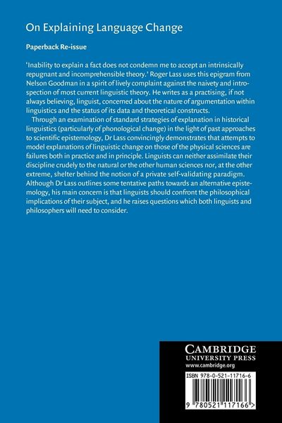 Produktbild: On Explaining Language Change