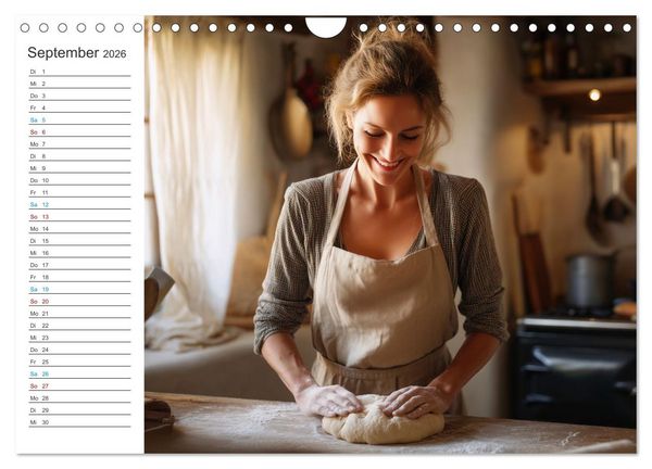 Produktbild: Mit Herz und Hand, Ich bin B&auml;cker (Wandkalender 2026 DIN A4 quer), CALVENDO Monatskalender