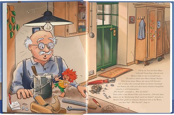 Produktbild: Pumuckl Bilderbuch. Pumuckl kommt zu Meister Eder