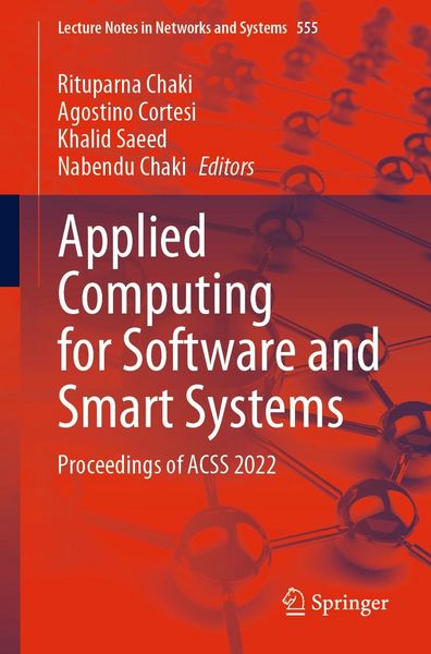 Produktbild: Applied Computing for Software and Smart Systems