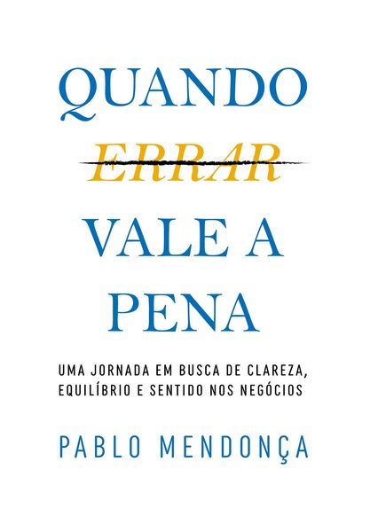 Produktbild: Quando Errar Vale a Pena