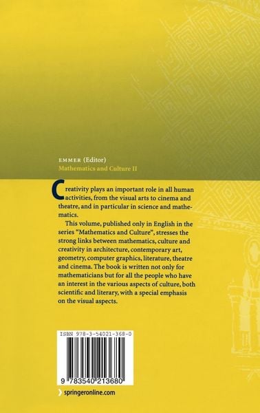 Produktbild: Mathematics and Culture II