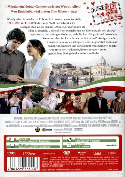 Produktbild: To Rome with Love