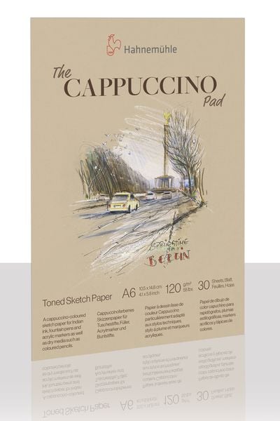 Produktbild: Hahnem&uuml;hle Papier The Cappuccino Pad, DIN A6, 120 g/m&sup2;