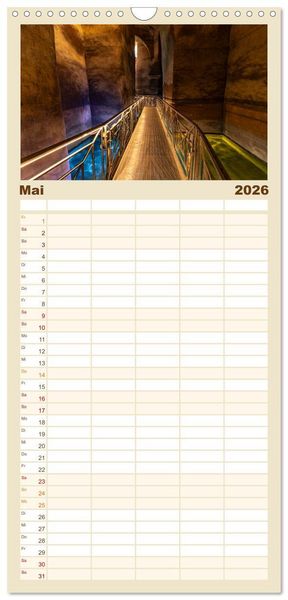Produktbild: Familienplaner 2026 - Italiens Welterbe Matera mit 5 Spalten (Wandkalender, 21 x 45 cm) CALVENDO