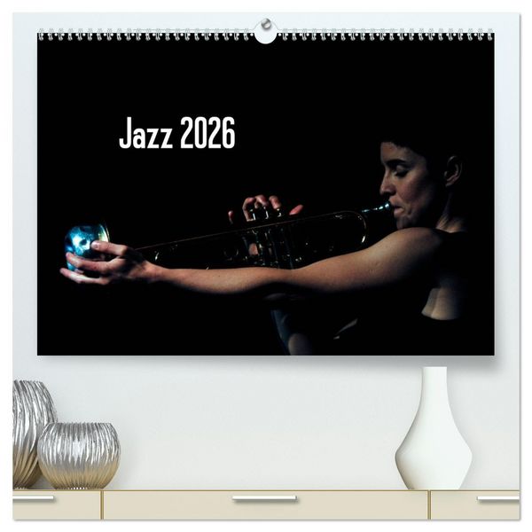 Produktbild: Jazz 2026 (hochwertiger Premium Wandkalender 2026 DIN A2 quer), Kunstdruck in Hochglanz