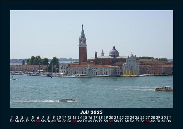 Produktbild: Venedig 2025 Fotokalender DIN A5