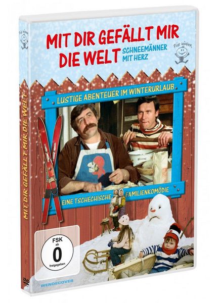 Mit dir gefällt mir die Welt - Schneemänner mit Herz