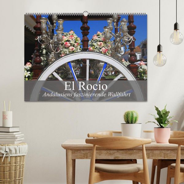 Produktbild: El Rocio - Andalusiens faszinierende Wallfahrt (Wandkalender 2026 DIN A2 quer), CALVENDO Monatskalender