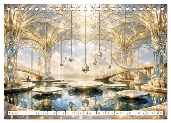 Produktbild: Architektur der Emotionen - Gestaltete Stimmungen (Tischkalender 2027 DIN A5 quer), CALVENDO Monatskalender