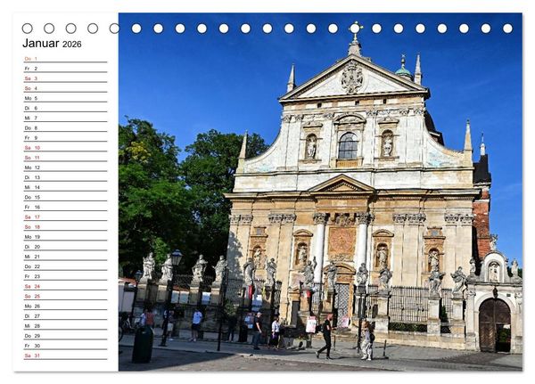 Produktbild: Besucht doch mal Krakau (Tischkalender 2026 DIN A5 quer), CALVENDO Monatskalender
