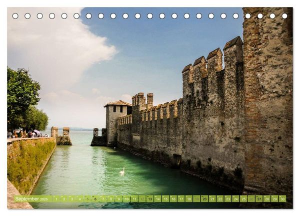 Produktbild: Gardasee. Lago di Garda (Tischkalender 2026 DIN A5 quer), CALVENDO Monatskalender