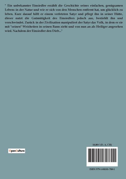 Produktbild: Satyros oder Der verg&ouml;tterte Waldteufel