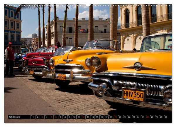Produktbild: Classic Cars of Cuba (Wandkalender 2026 DIN A2 quer), CALVENDO Monatskalender