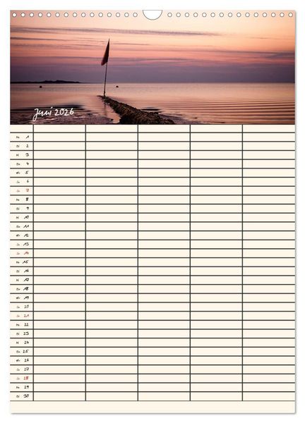 Produktbild: Noch mehr F&ouml;hrweh Familienplaner (Wandkalender 2026 DIN A3 hoch), CALVENDO Monatskalender