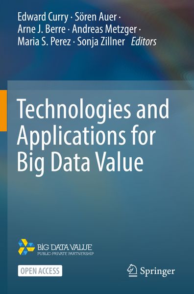Produktbild: Technologies and Applications for Big Data Value