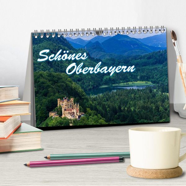 Produktbild: Sch&ouml;nes Oberbayern (Tischkalender 2026 DIN A5 quer), CALVENDO Monatskalender