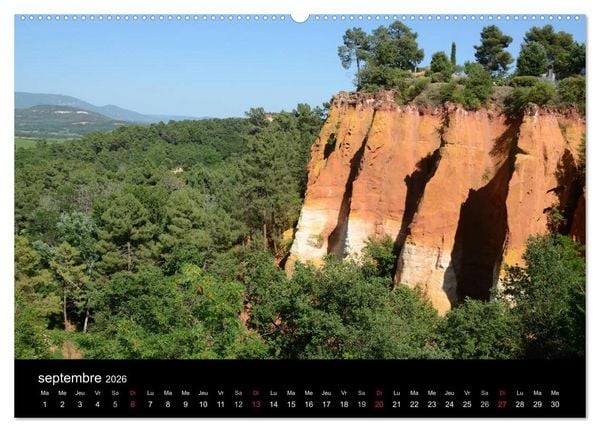 Produktbild: Paysages de Provence (Calendrier mural 2026 DIN A2 vertical) calendrier de bureau