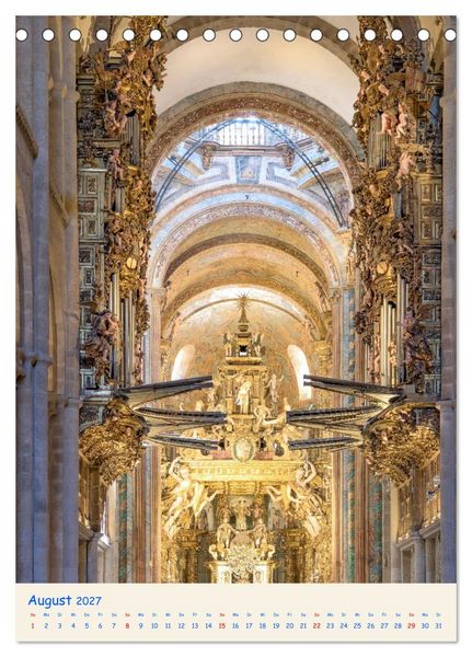 Produktbild: Orgel Giganten (Tischkalender 2027 DIN A5 hoch), CALVENDO Monatskalender