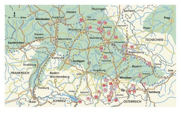 Produktbild: Die sch&ouml;nsten Kanutouren in Bayern