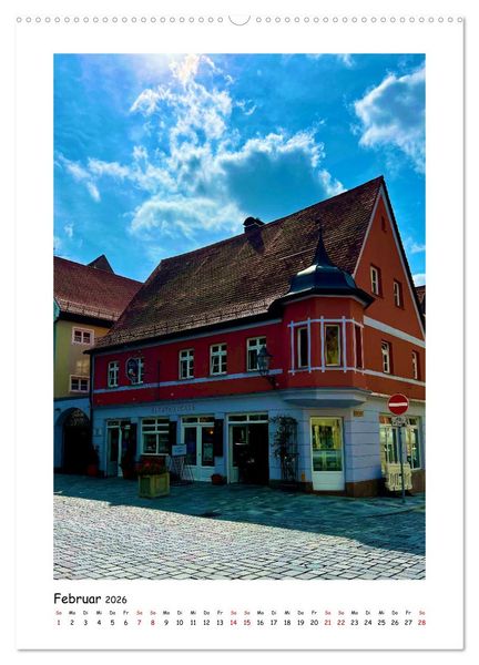 Produktbild: Das bayerische Friedberg (hochwertiger Premium Wandkalender 2026 DIN A2 hoch), Kunstdruck in Hochglanz