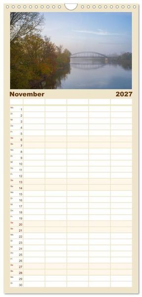 Produktbild: Familienplaner 2027 - Magdeburg an der Elbe - Der Planer mit 5 Spalten (Wandkalender, 21 x 45 cm) CALVENDO