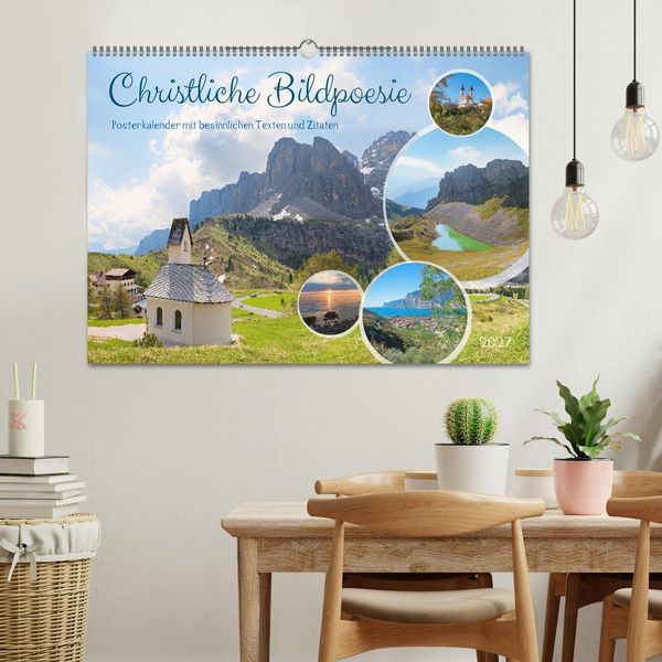 Produktbild: Christliche Bildpoesie 2027 (Wandkalender 2027 DIN A2 quer), CALVENDO Monatskalender