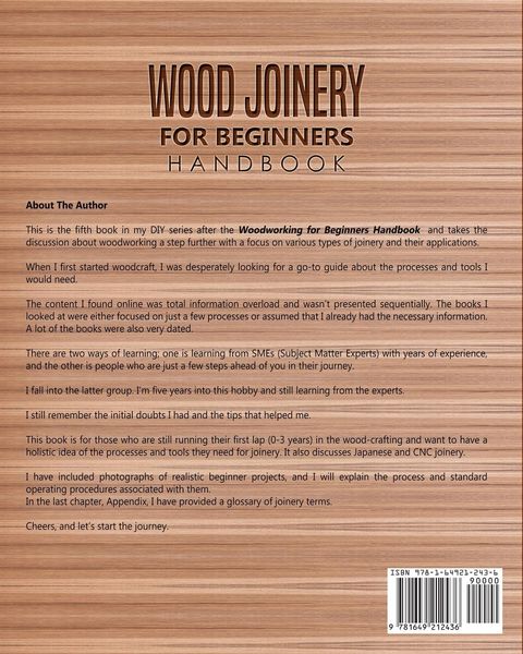 Produktbild: Wood Joinery for Beginners Handbook