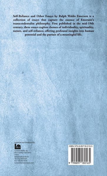 Produktbild: Self-Reliance and Other Essays
