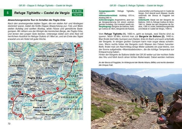 Produktbild: ROTHER Wanderf&uuml;hrer Korsika GR 20. 16 Etappen auf dem legend&auml;ren Fernwanderweg &ndash; mit Varianten und Gipfeln