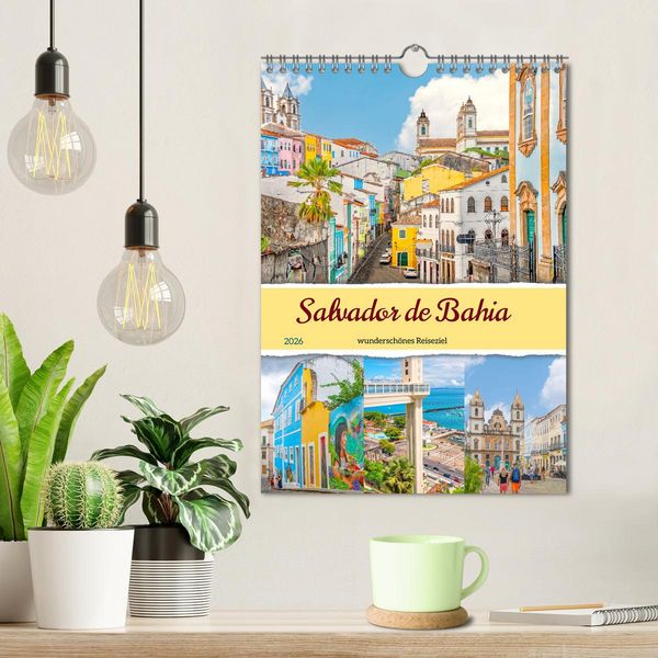 Produktbild: Salvador de Bahia - wundersch&ouml;nes Reiseziel (Wandkalender 2026 DIN A4 hoch), CALVENDO Monatskalender