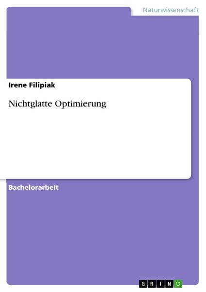 Produktbild: Nichtglatte Optimierung