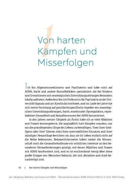 Produktbild: M&auml;dchen und Frauen mit ADHS