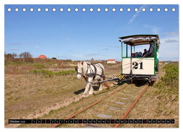 Produktbild: Insel Spiekeroog (Tischkalender 2026 DIN A5 quer), CALVENDO Monatskalender