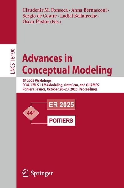Produktbild: Advances in Conceptual Modeling