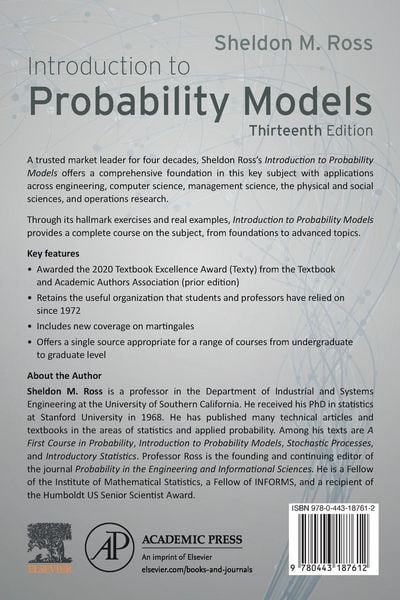 Produktbild: Introduction to Probability Models