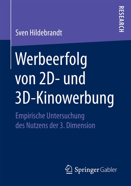 Produktbild: Werbeerfolg von 2D- und 3D-Kinowerbung