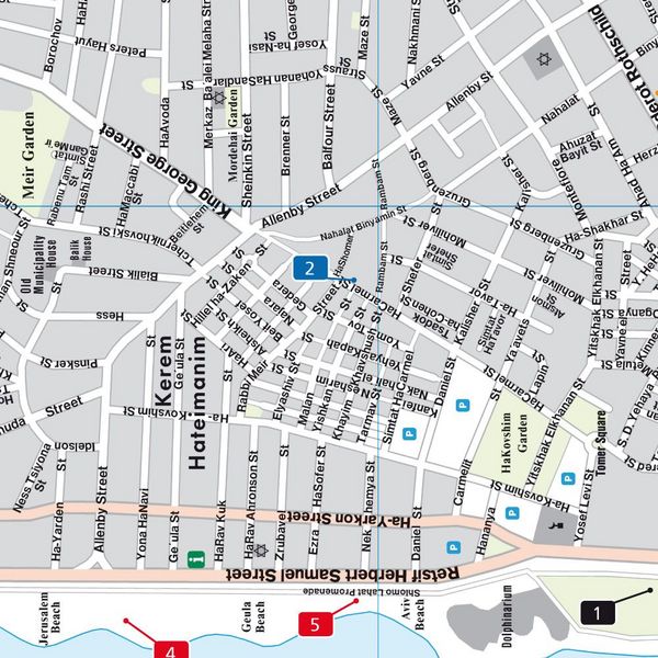 Produktbild: freytag & berndt Innenstadtplan Tel Aviv-Yafo 1:9 400