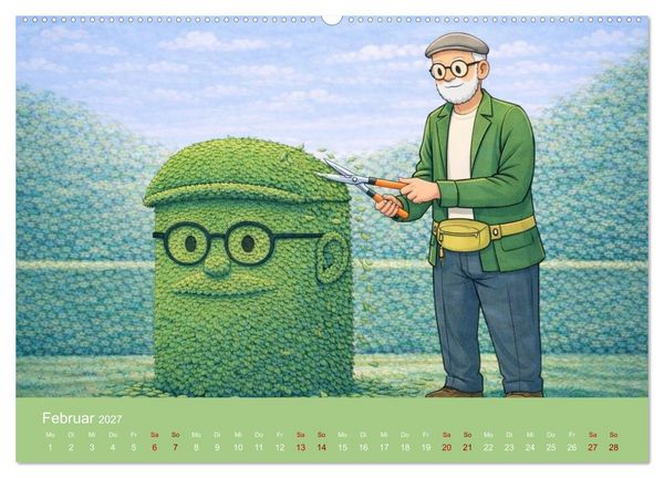 Produktbild: Opa Edition - Pragmatisch ans Werk (Wandkalender 2027 DIN A2 quer), CALVENDO Monatskalender