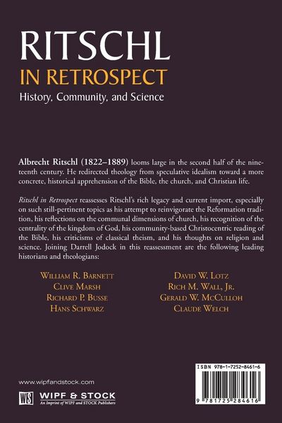 Produktbild: Ritschl in Retrospect