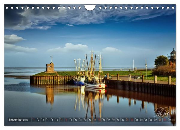 Produktbild: Friesland - Watt und Nordsee / CH-Version (Wandkalender 2026 DIN A4 quer), CALVENDO Monatskalender