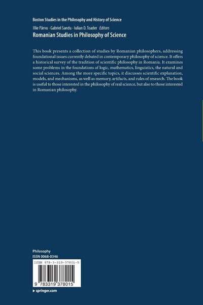 Produktbild: Romanian Studies in Philosophy of Science
