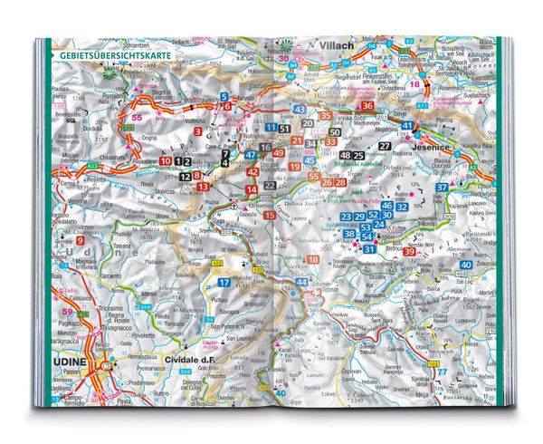 Produktbild: KOMPASS Wanderf&uuml;hrer Julische Alpen, 55 Touren