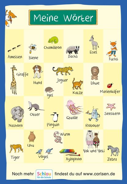 Schlau für die Schule: Mein dickes buntes ABC-Buch zum Schulanfang (mit Buchstaben-Poster)